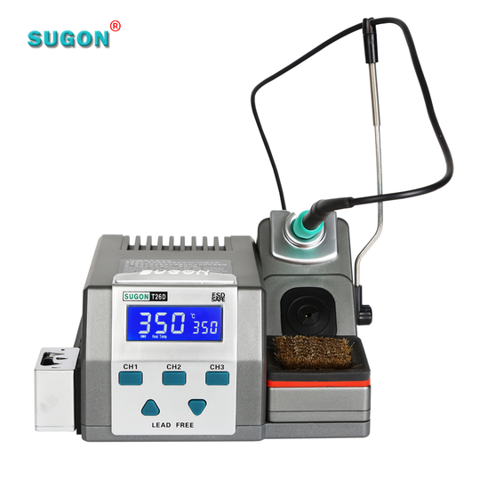 In Stock! Sugon T26D Heating Soldering Iron Preheating Station For Repairing Mobile phone and Other Tools Soldering Iron station