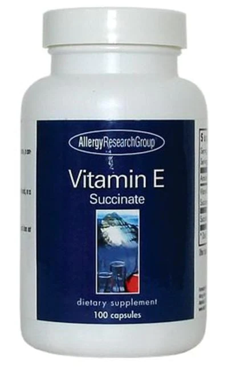 Allergy Research Vitamin E, 100 Capsules