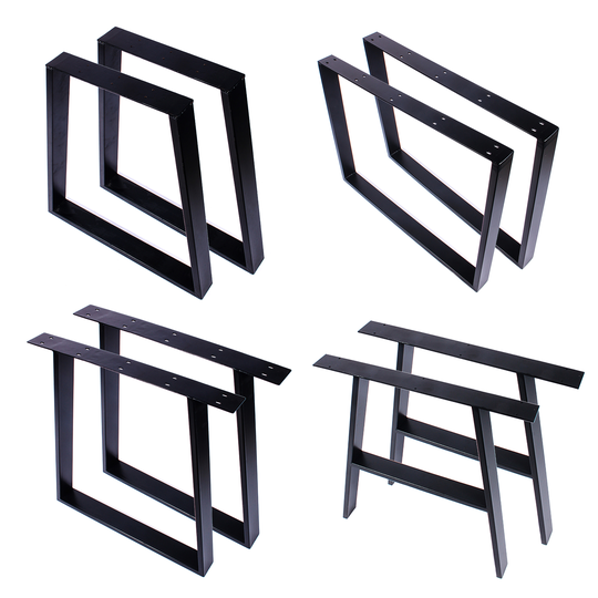 Table Legs Wholesale Industrial Heavy Duty Cast Iron Steel Furniture Base Frame Bench Coffee Metal Dining Table Legs For Table
