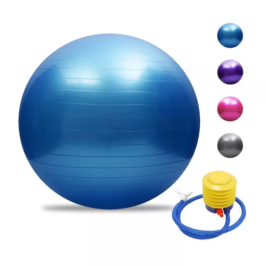 Ship From US eco-friendly anti burst balance exercise ball PVC yoga ball with pump