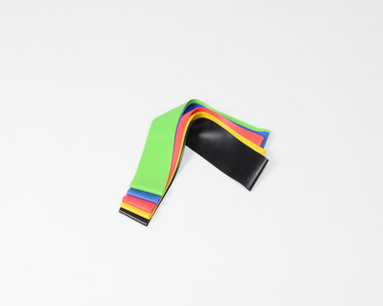 Promotional Products Fashion Gradient Color Exercise Band Fitness Stretch Training Exercise Resistance Band Set