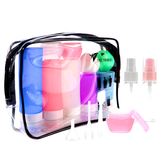 89 ml/90ml/100ml leak proof squeeze refillable portable empty lotion bottle travel silicone shampoo dispenser toiletry bottles