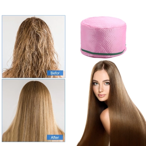 Electric Hair Heating Cap Thermal Treatment Steamer Cap Hair Care Hat for Women Home Spa Hair Nourishing