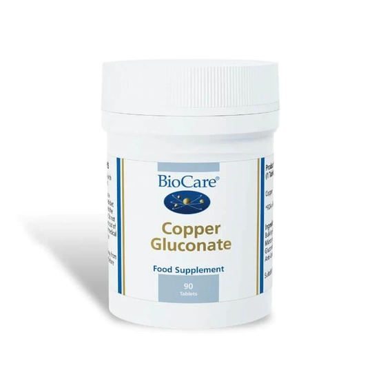 BioCare Copper Gluconate, 90 Tablets