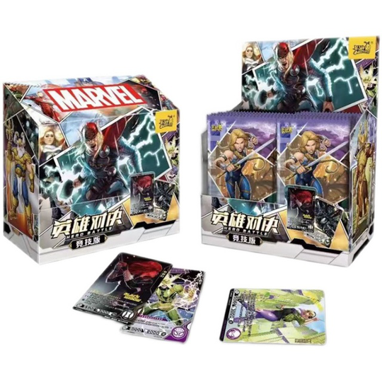google KAYOU Avengers 4 Cards Marvel Spider-Man Iron Man SSR Flash Collection Card Books Kids Toys Gifts Collection Cards