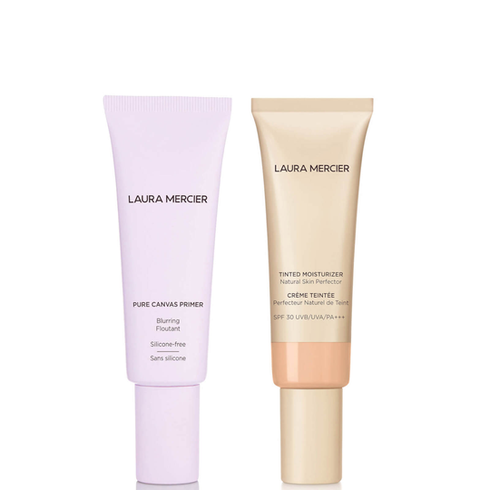 Laura Mercier Pure Canvas Blurring Primer Bundle (Various Shades) - Petal
