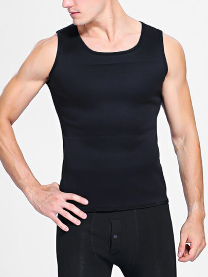 Sweat Sauna Body Shaper Men Vest Thermo Neoprene Trainer Sliming Waist Belt Tracksuit