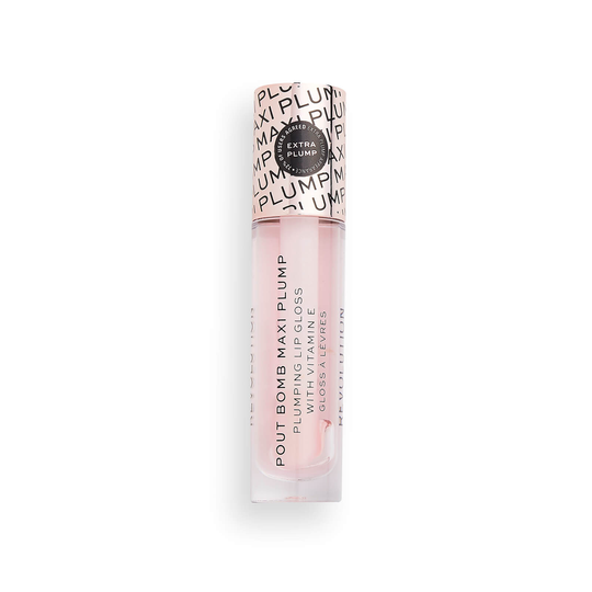 Makeup Revolution Pout Bomb Maxi Plump Lip Gloss 8.5ml (Various Shades) - Divine