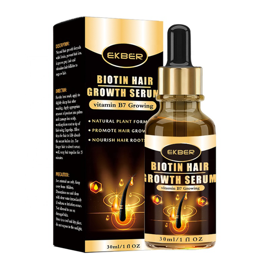 Private Label Best Natural Organic Herbal Anti Hair Loss Scalp Treatment Hair Growth Serum Biotin Oil