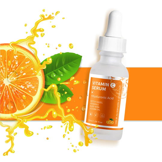 private label skin care revitalizer vitamin c whitening face serum