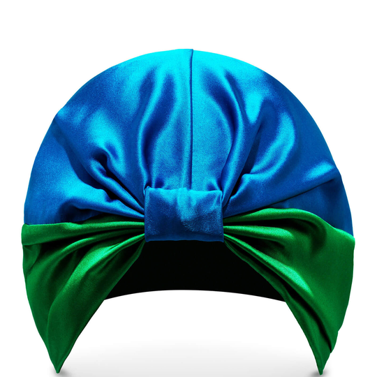 SILKE Hair Wrap The Isla - Blue and Green