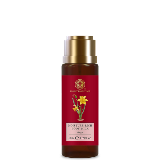 Forest Essentials Moisture Rich Body Milk Nargis (Various Sizes) - 50ml