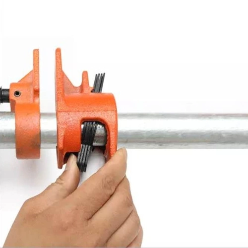 1/2'' Wood Gluing Pipe Clamp Set Heavy Duty Professional Woodworking Cast Iron