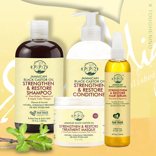 Lidercare hot selling nature organic Moisturizing castor oil shampoo set for curly hair Jamaican black castor oil