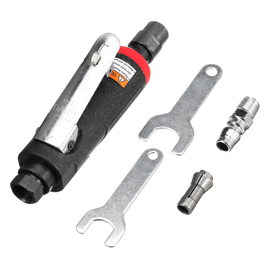 Pneumatic Die Grinder Tire Repair Tools Kit 1/4 Inch Polishing Carving Air Compressor