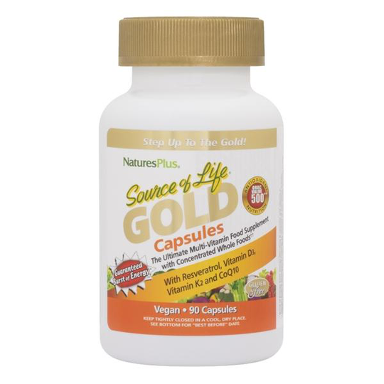 Nature's Plus Source of Life Gold Capsules, 90 Capsules