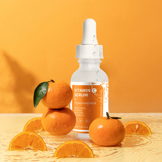 Moisturizing Brightening vitamin c serum for face dark spots with hyaluronic acid