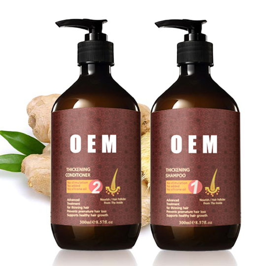 OEM ODM 100% pure nature ginger extract hair growth hair care anti hair loss ginger shampoo