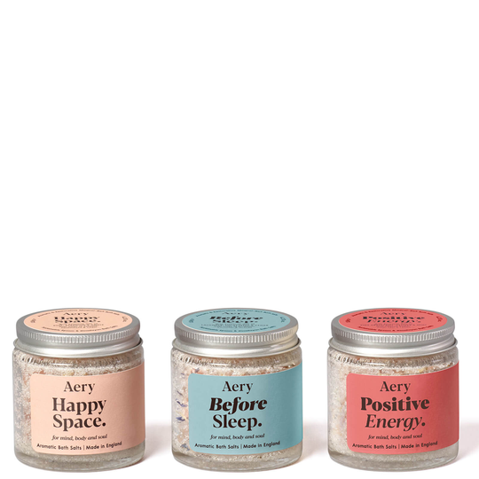 AERY Aromatherapy Positive Energy Bath Salts Set