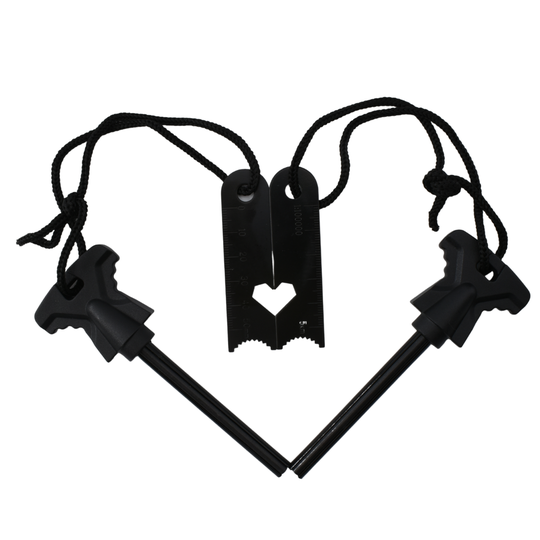 Anthrive Multifunction Outdoor Camping Hiking Waterproof Survival Tool Magnesium Steel Flint Survival Outdoor Gear Fire Starter