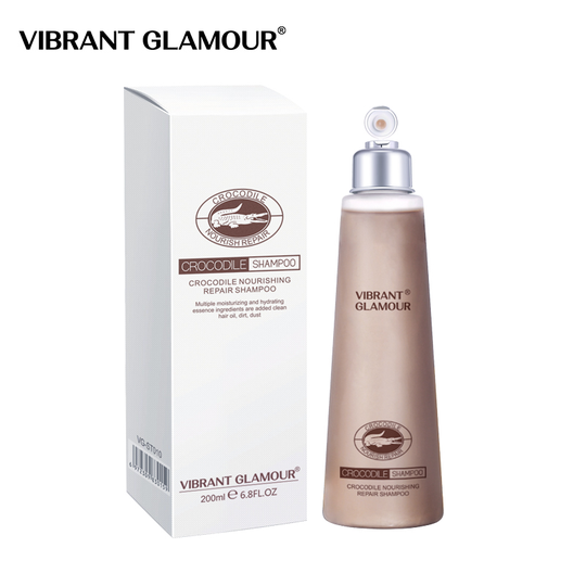 vibrant glamour Hot selling Avocado extract Moisturizing Nourishing Hydrating Repair Hair Care Crocodile Shampoo