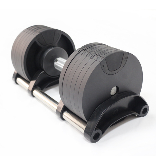 factory direct sale home gym 36kg rubber coated adjustable dumbbell weight lifting coated iron adjustable dumbbell set