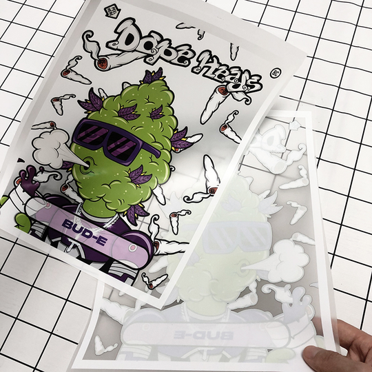 Manufacturers custom screen print full color fabric decals iron on heat transfer sticker vinyl hot peel shows heat transfer
