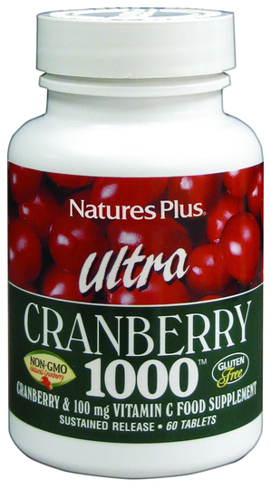 Nature's Plus Ultra Cranberry 1000, 1000mg, 60 Tablets