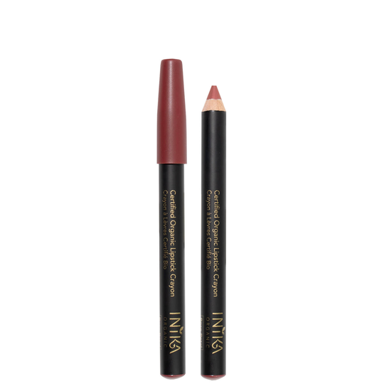 INIKA Certified Organic Lipstick Crayon (Various Shades) - Rose Petal