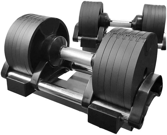 China Best Price Steel Adjustable Weights Dumbbell 20kg 32kg Adjustable Dumbbell set