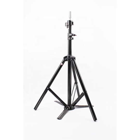 Professional Hair Salon Adjustable Mannequin Training Head Wig Stand Holder Iron Tripod Suitable For Use To Display Hairstyles