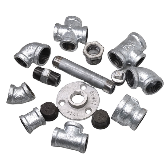 Male Thread Right Angle Connector Insert Pipe L Bend Elbow Galvanized Malleable Iron Pipe Fitting gi elbow pipe fittings