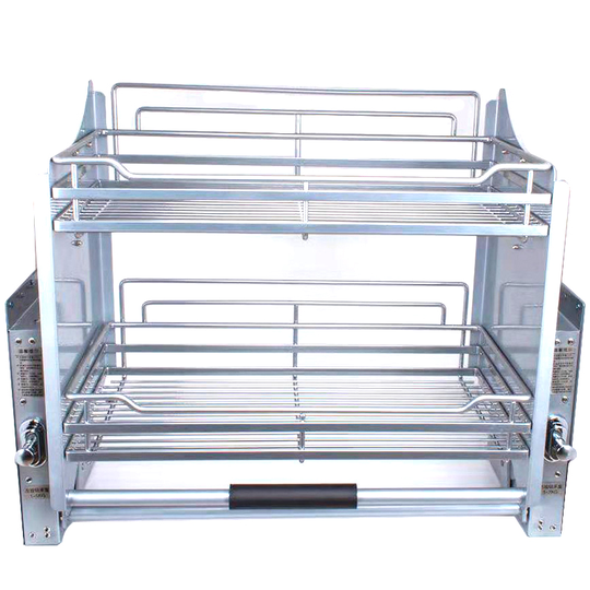 Furniture hardware 800mm Household Cabinet Iron Material Kitchen Cabinet Cooking Wire Mesh Basket