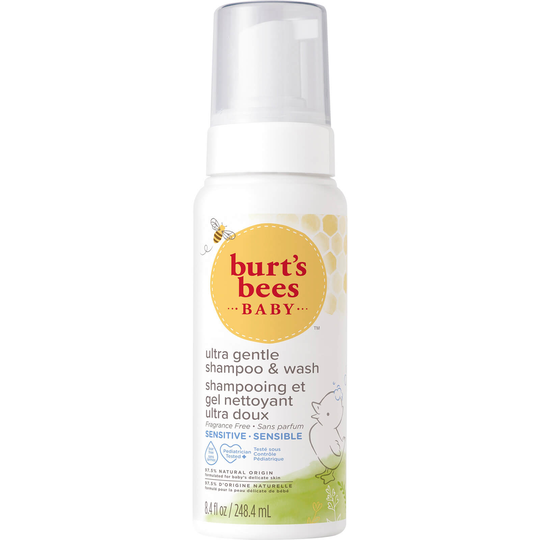 Burt's Bees Baby Foaming Shampoo & Wash for Sensitive Skin - Fragrance Free