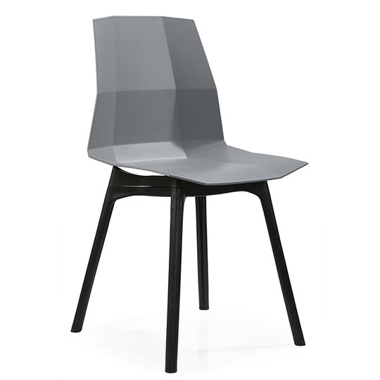 Italian Design Simple Armless Iron Painting Plastic Back And Seat Dinning Chair Hot Hotel Luxury Chair Modern Pp Designer Modern
