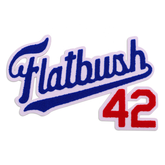 Wholesale custom patches embroidery large letter iron on chenill embroidered patches chenille patches for clothing