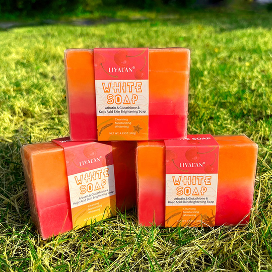OEM Vegan Handmade Vitamin C Soap Bleaching Soap Organic Skin Whitening Kojic Acid Soap
