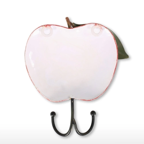 Apples Wall Hook Iron Decorative Wall Hook Rustic Decorative Hanging Hooks Hat Keys Indoor Hanger