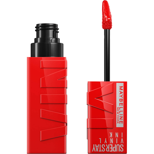 Maybelline SuperStay Vinyl Ink Long Lasting Liquid Lipstick Shine Finish 47ml (Various Shades) - 25 Red-Hot