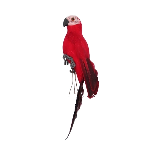 Artificial Parrot Wall Sculpture Decorative Simulation Foam Parrot Home Decoration Crafts Ornament Outdoor Garden Tree