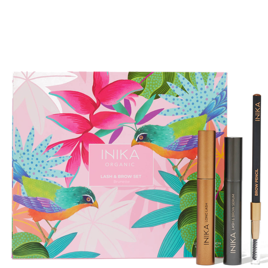 INIKA Lash and Brow Set (Various Shades) (Worth £78.00) - Brunette