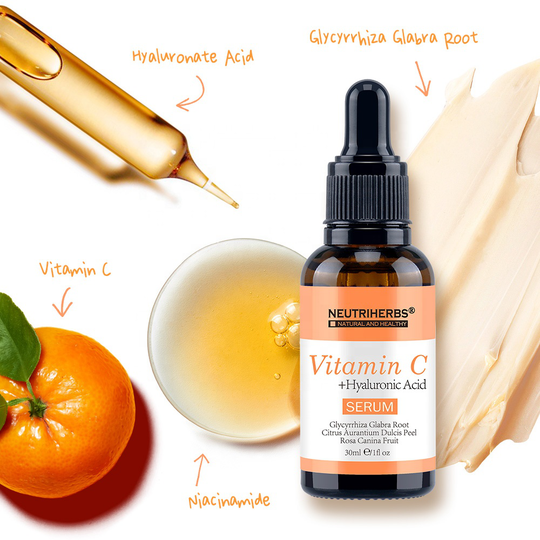 Natural Makeup Skin Care Face Anti Aging Whitening Private label wholesale whitening vitamin c serum 20%
