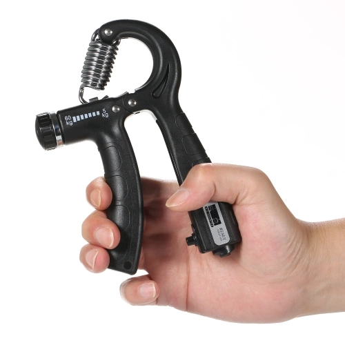 Hand Grip Strengthener with Counter 5-60kg Adjustable Resistance Fitness Hand Exerciser