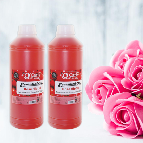 Super whitening rose hip oil skin care serum moisturizing anti wrinkle vitamin c serum collagen and hyaluronic acid serum