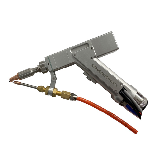 Hand held optical fiber laser welding gun cutting iron welding machine parts laser welding machine gun head