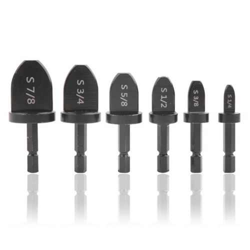 6Pcs Tube Expanders Air Conditioner Copper Tube Expander Swaging Tool Drill Bit Flaring Tool