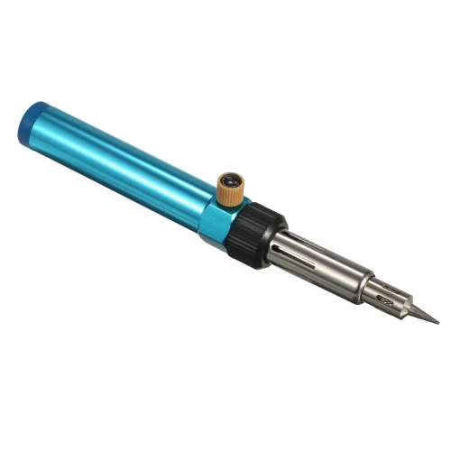 Portable Gas Soldering Iron Butane Soldering Iron Welding Torch Tool with Adjustable Flame 2370°F High Temp for Electronics Wood Burning