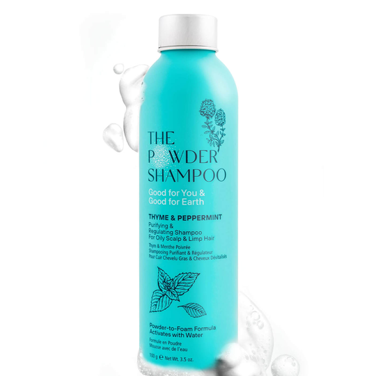 The Powder Shampoo Purifying & Regulating Shampoo 100g (Thyme & Mint)