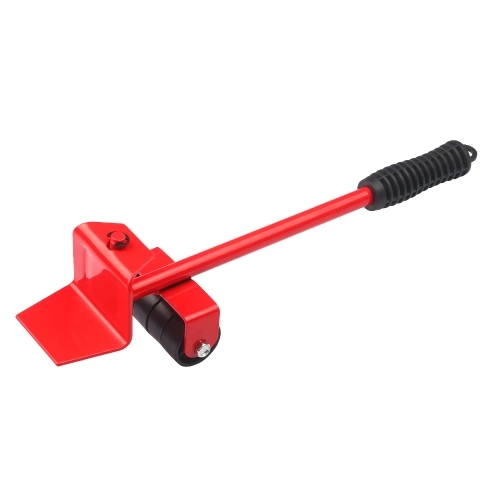 Heavy Furniture Moving Kit Easy Mover Appliance Roller Lifter Moving System with 4 Wheel Sliders Lifter Kit for Moving Sofa Cabinet Table 180 Degree Adjustable Head of Pry Bar