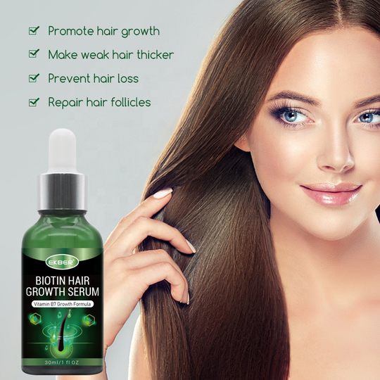 Amazon Hot Sale Natural Hair Loss Serum Treatment Oils Tea Tree Biotin For Anti-hair Loss Hair Growth Organic